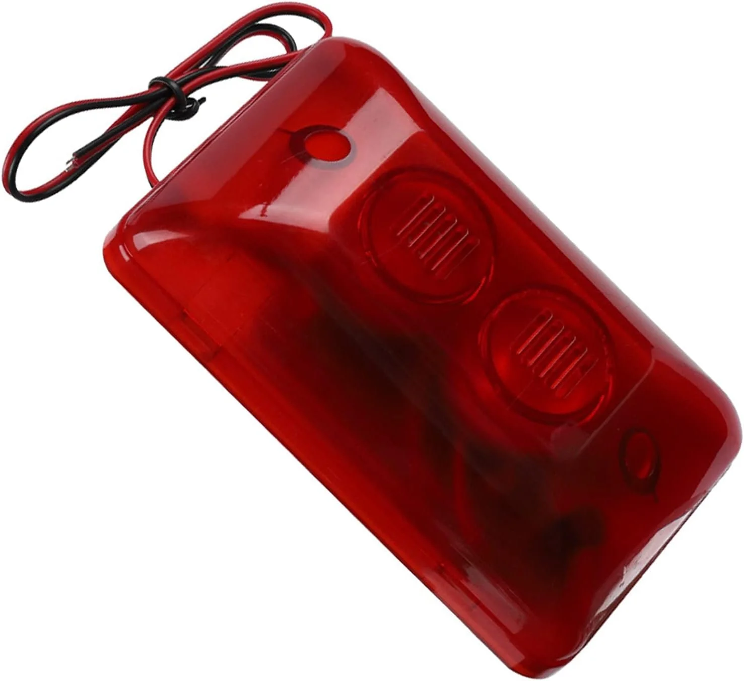 آژیر استروب سیمی Sonew 12V 15W، سیستم دزدگیر محافظ، آژیر صوتی چراغ قرمز چشمک زن 120dB برای امنیت خانه آژیر استروب سیمی Sonew 12V 15W، سیستم دزدگیر محافظ، آژیر صوتی چراغ قرمز چشمک زن 120dB برای امنیت خانه