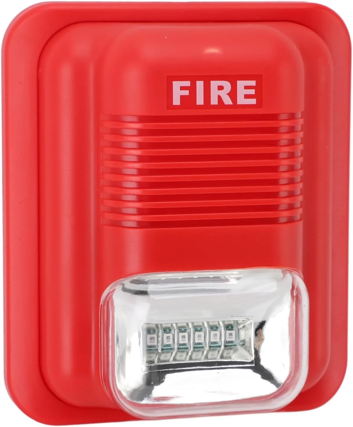 آژیر اعلام حریق صوتی و نوری RIZGHWOY 12 24V با LED، آژیر هشدار فوق العاده برای ساختمان های مسکونی آژیر اعلام حریق صوتی و نوری RIZGHWOY 12 24V با LED، آژیر هشدار فوق العاده برای ساختمان های مسکونی