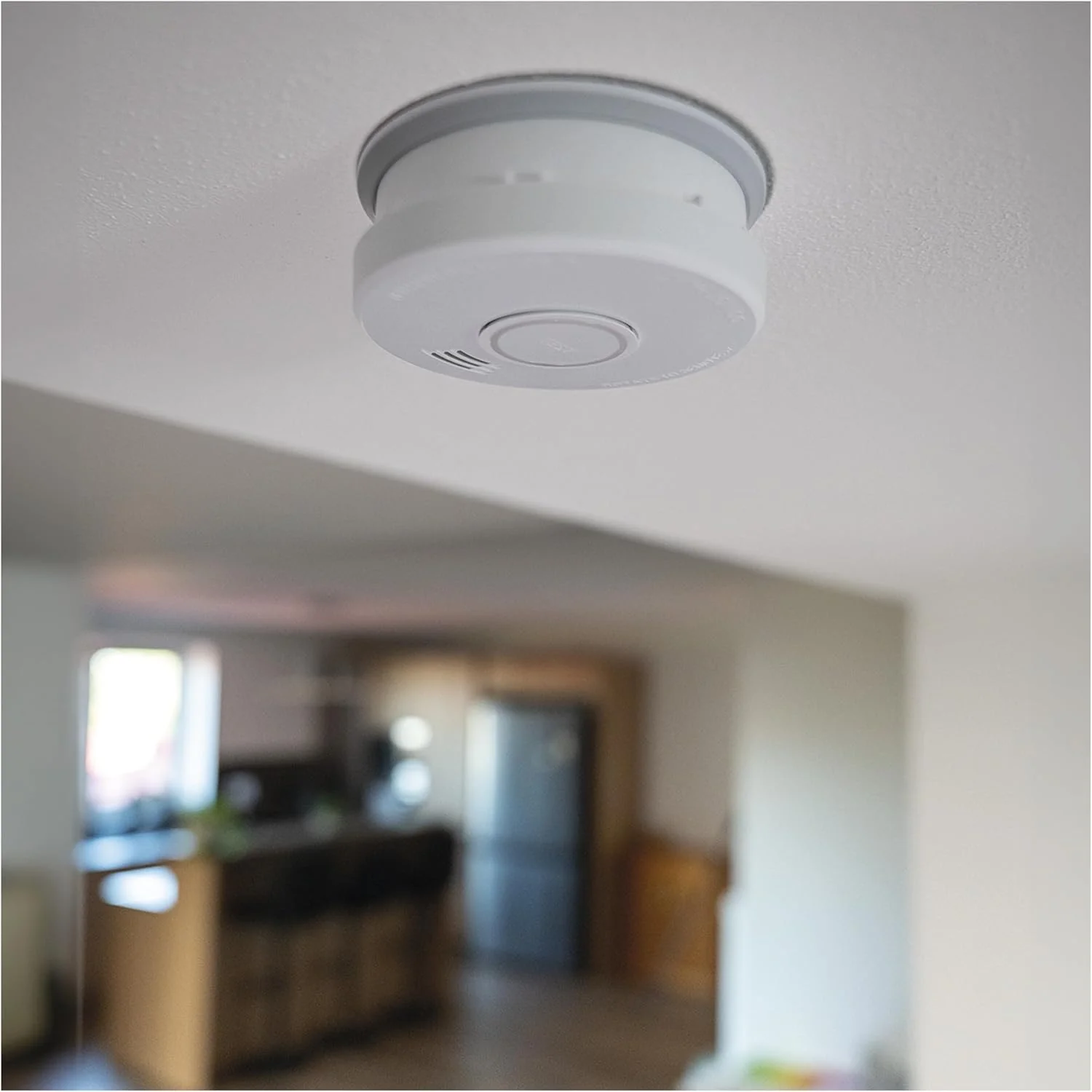 آشکارساز دود EMOS، آشکارساز آتش، آلارم آتش سوزی برای نصب روی سقف و دیوار - سنسور فوتوالکتریک، سیگنال صوتی 85 دسی بل، پیام هشدار LED نوری - 10 سال طول عمر - باتری 9 ولت شامل می شود