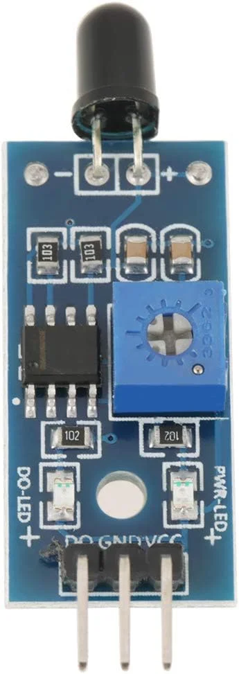ماژول حسگر شعله مادون قرمز Eujgoov، 5 عددی، آشکارساز هوشمند سنسور شعله برای ولتاژ گسترده LM393، 60 درجه ماژول حسگر شعله مادون قرمز Eujgoov، 5 عددی، آشکارساز هوشمند سنسور شعله برای ولتاژ گسترده LM393، 60 درجه
