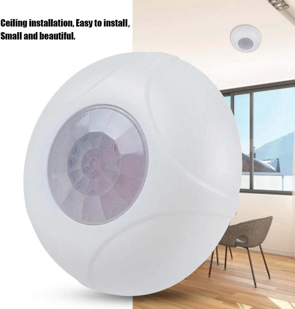 سنسور حرکتی دزدگیر Hakeeta، سیم دار، 360 درجه، بدنه مقاوم در برابر آتش، نصب سقفی یا دیواری، ایده آل برای امنیت داخلی فروشگاه/دفتر/منزل، سیستم دزدگیر تشخیص مادون قرمز، حساسیت بالا، سفید سنسور حرکتی دزدگیر Hakeeta، سیم دار، 360 درجه، بدنه مقاوم در برابر آتش، نصب سقفی یا دیواری، ایده آل برای امنیت داخلی فروشگاه/دفتر/منزل، سیستم دزدگیر تشخیص مادون قرمز، حساسیت بالا، سفید