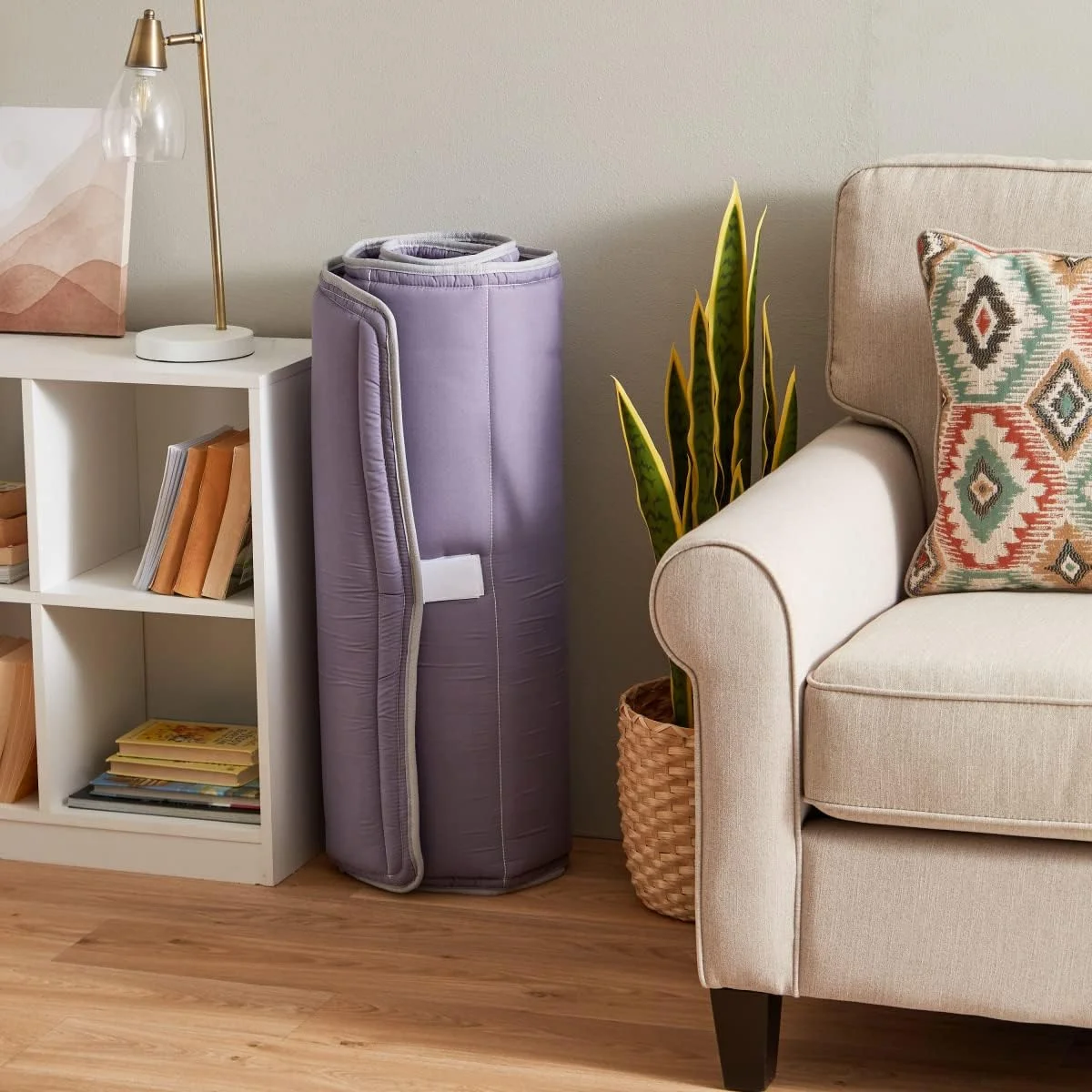 تشک فوم رول پک یک نفره Homebox I-Futon، 80 در 195 سانتی متر، خاکستری تشک فوم رول پک یک نفره Homebox I-Futon، 80 در 195 سانتی متر، خاکستری