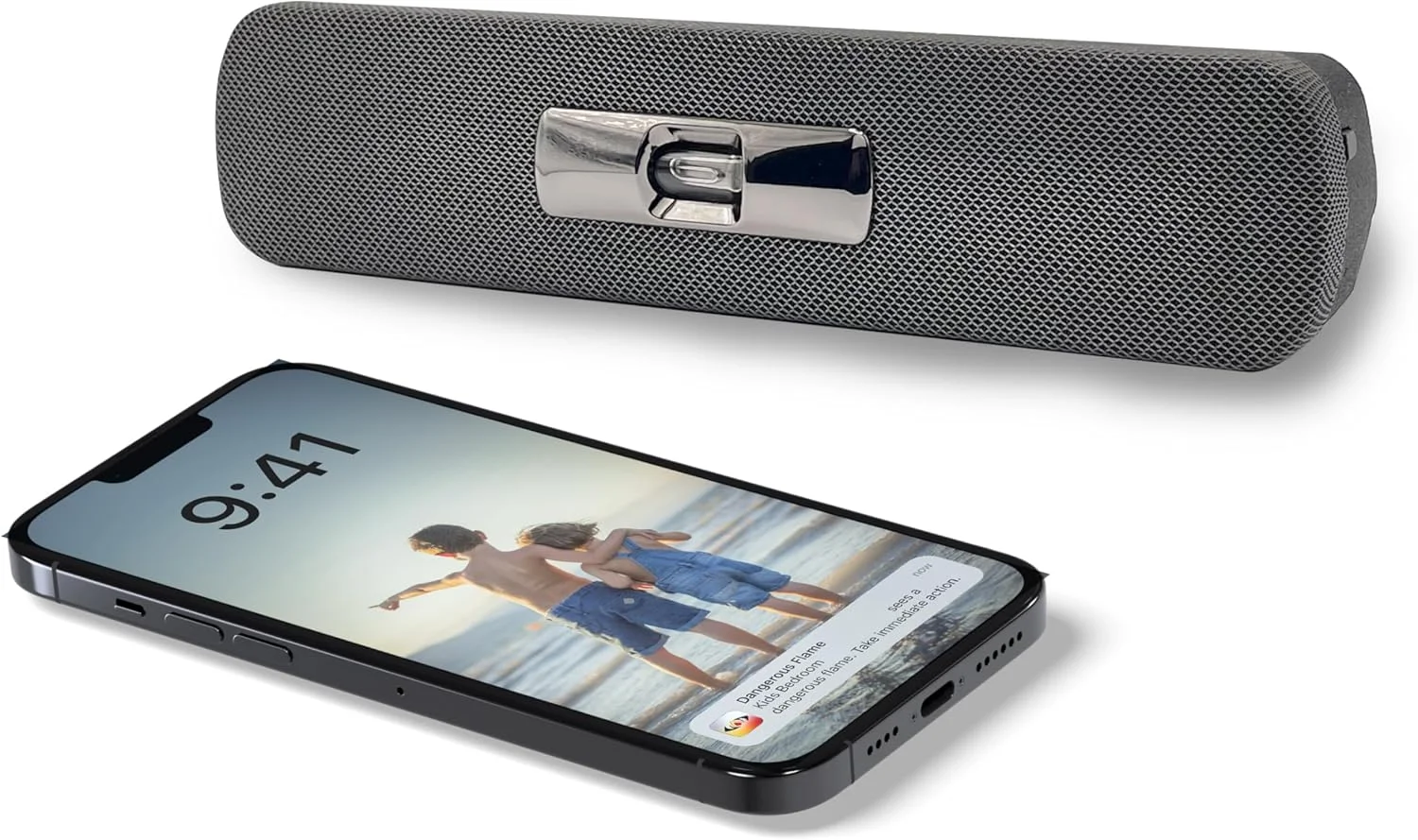 تشخیص فوری شعله، اطلاع رسانی به تلفن های همراه از طریق اندروید و iOS به همراه موقعیت مکانی شعله