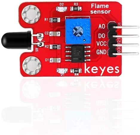 ماژول سنسور تشخیص شعله مادون قرمز Jinlyp LM393 4 پین