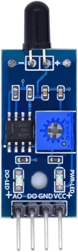 ماژول سنسور تشخیص شعله مادون قرمز SOLDOUT LM393، آشکارساز آتش، ماژول گیرنده مادون قرمز سازگار با کیت DIY آردوینو (4 پین) ماژول سنسور تشخیص شعله مادون قرمز SOLDOUT LM393، آشکارساز آتش، ماژول گیرنده مادون قرمز سازگار با کیت DIY آردوینو (4 پین)