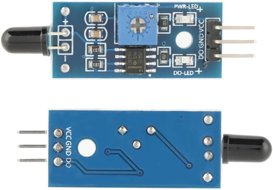 ماژول حسگر شعله مادون قرمز هوشمند AUTO، بسته 5 عددی ماژول حسگر شعله مادون قرمز هوشمند AUTO، بسته 5 عددی