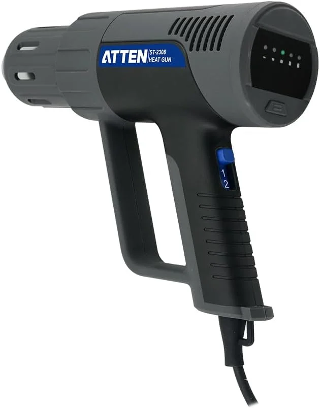 تفنگ حرارتی دستی ATTEN ST-2308D با توان 2100 وات و نمایشگر LCD