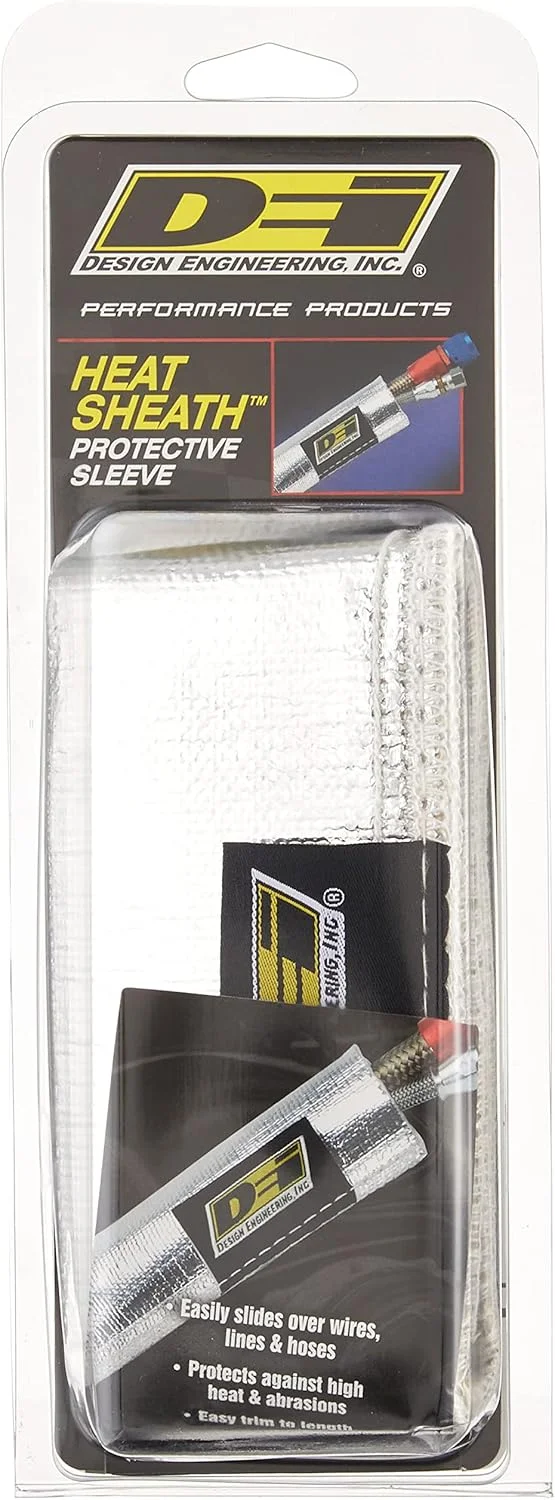 روکش حرارتی مهندسی طراحی 010420، آستین آلومینیومی 1-1/2 اینچ قطر داخلی در 3 فوت برای محافظت نهایی در برابر حرارت بالا