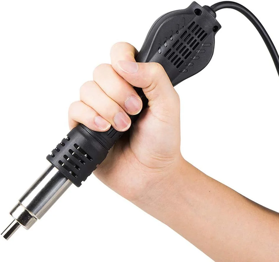 ایستگاه لحیم کاری DjfLight، ایستگاه لحیم کاری و دمونتاژ تفنگ حرارتی دیجیتال، ایستگاه بازکاری هوای گرم، کنترل دما، آی سی PCB جوشکاری و طراحی الکتریکی ضد استاتیک و بی صدا