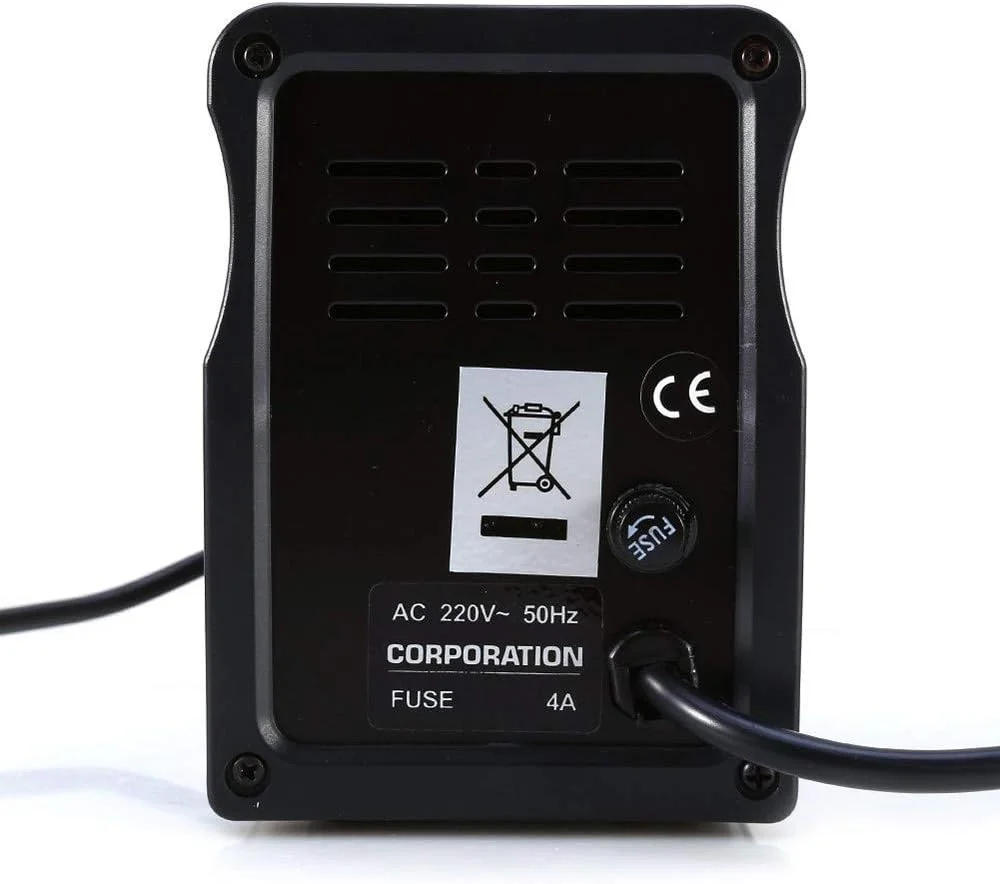 ایستگاه لحیم کاری DjfLight، ایستگاه لحیم کاری و دمونتاژ تفنگ حرارتی دیجیتال، ایستگاه بازکاری هوای گرم، کنترل دما، آی سی PCB جوشکاری و طراحی الکتریکی ضد استاتیک و بی صدا