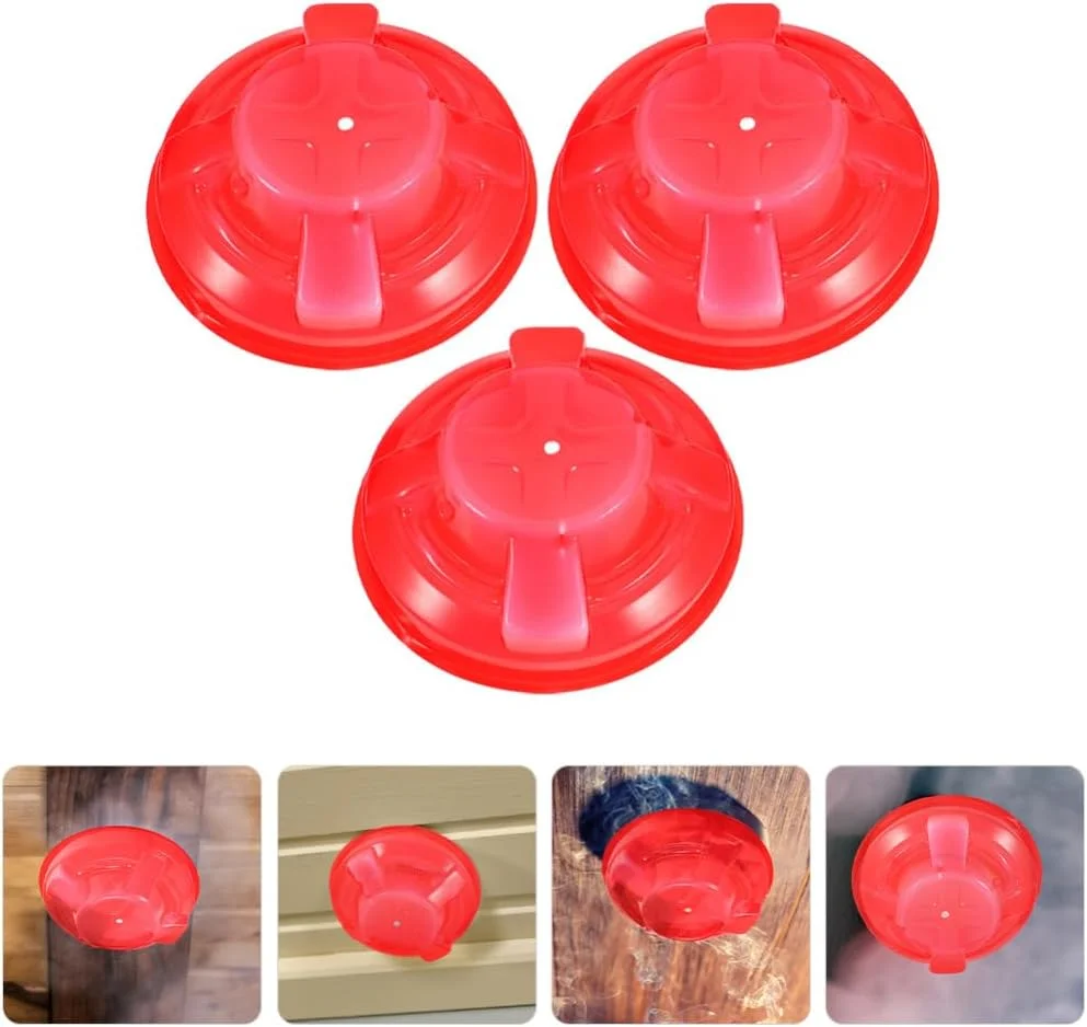 محافظ گرد و غبار Hemobllo بسته 4 عددی، محافظ پلاستیکی آتش سوزی برای مصارف خانگی و تجاری، 10.8 در 10.8 در 3.6 سانتی متر، نصب آسان