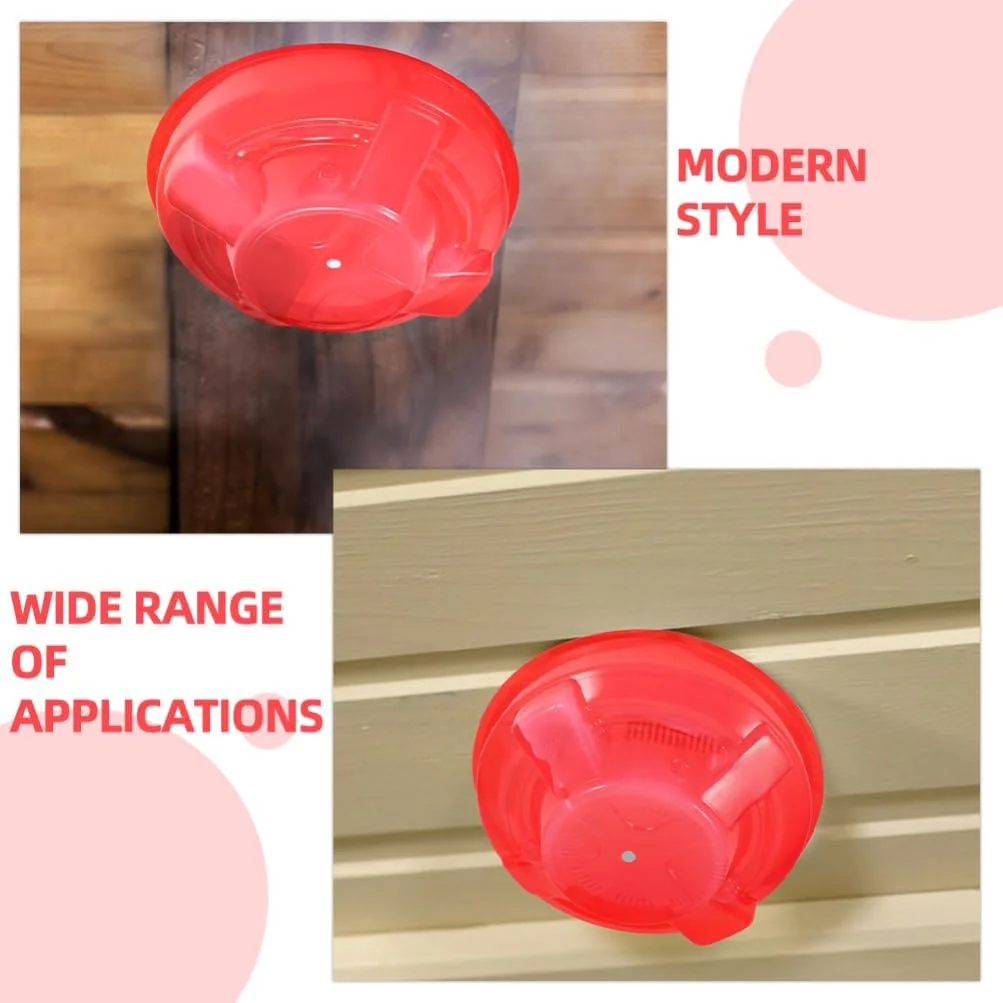 محافظ گرد و غبار Hemobllo بسته 4 عددی، محافظ پلاستیکی آتش سوزی برای مصارف خانگی و تجاری، 10.8 در 10.8 در 3.6 سانتی متر، نصب آسان