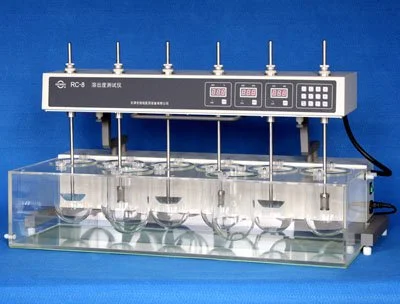 دستگاه تست انحلال RC-8 GGFIJHV، تستر انحلال دستی، آشکارساز میزان و درجه انحلال