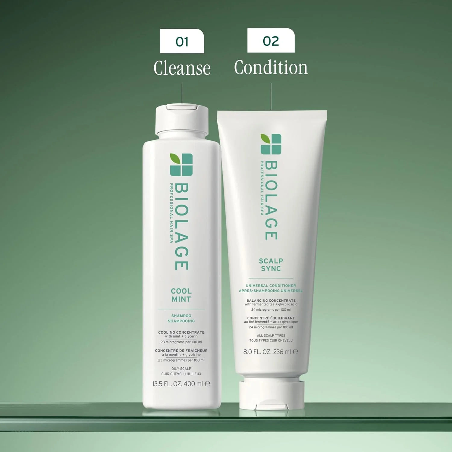 شامپو نعناع خنک کننده Biolage Scalp Sync | پاک کننده چربی اضافی از مو و پوست سر | برای موهای چرب | حس خنکی | بدون تست حیوانی | وگان | شامپو سالنی | 400 میلی لیتر شامپو نعناع خنک کننده Biolage Scalp Sync | پاک کننده چربی اضافی از مو و پوست سر | برای موهای چرب | حس خنکی | بدون تست حیوانی | وگان | شامپو سالنی | 400 میلی لیتر