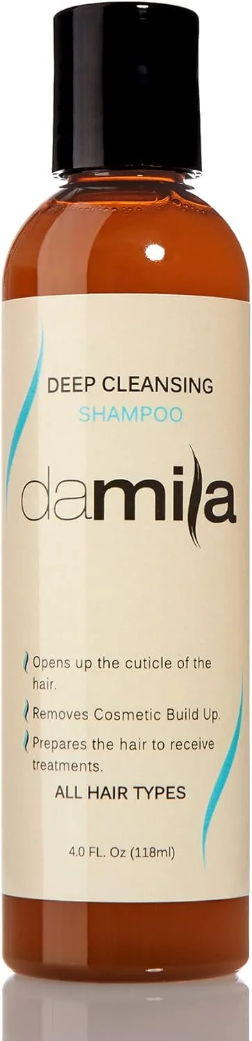شامپو پاک کننده عمیق دامیلا - شامپو شفاف کننده برای انواع مو - چربی زدایی، از بین برنده رسوبات و تجمع مواد - آماده سازی مو برای درمان کراتینه مو (118 میلی لیتر) شامپو پاک کننده عمیق دامیلا - شامپو شفاف کننده برای انواع مو - چربی زدایی، از بین برنده رسوبات و تجمع مواد - آماده سازی مو برای درمان کراتینه مو (118 میلی لیتر)