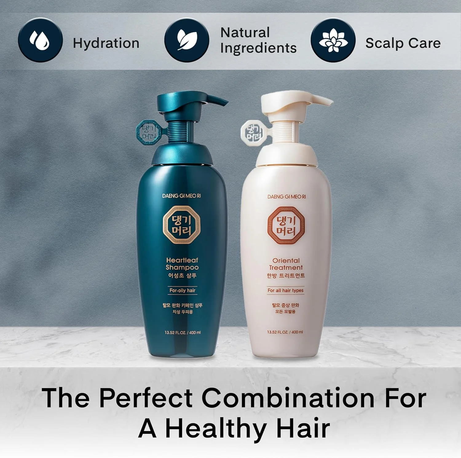 مجموعه مراقبت از مو و جلوگیری از ریزش مو Daeng Gi Meo Ri - شامپو برای موهای چرب + نرم کننده برای انواع مو، 400 میلی لیتر مجموعه مراقبت از مو و جلوگیری از ریزش مو Daeng Gi Meo Ri - شامپو برای موهای چرب + نرم کننده برای انواع مو، 400 میلی لیتر