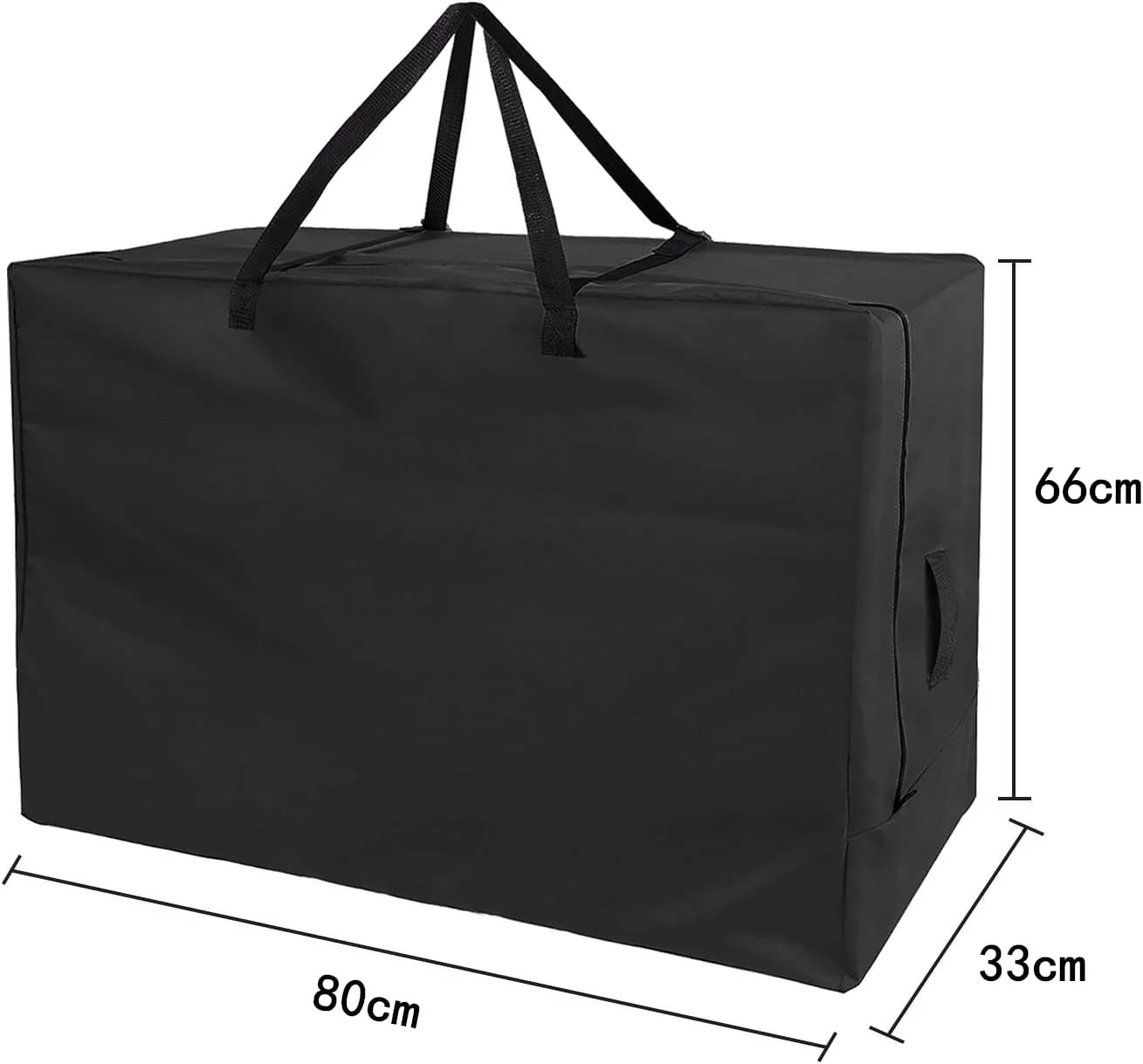 کیف نگهداری تشک تاشو Hohong مناسب برای تشک تاشو 10 سانتی متری Milliard، کیف حمل تشک تاشو سه لایه - 80x66x33 سانتی متر