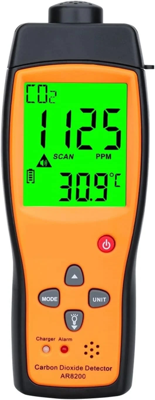 سنسور تشخیص نشت گاز چندگانه هانزالا، آنالایزر گاز، متر CO2، آشکارساز گاز با صفحه نمایش، تستر دی اکسید کربن، صفحه نمایش کیفیت هوای داخل ساختمان، دقت و حساسیت بالا سنسور تشخیص نشت گاز چندگانه هانزالا، آنالایزر گاز، متر CO2، آشکارساز گاز با صفحه نمایش، تستر دی اکسید کربن، صفحه نمایش کیفیت هوای داخل ساختمان، دقت و حساسیت بالا