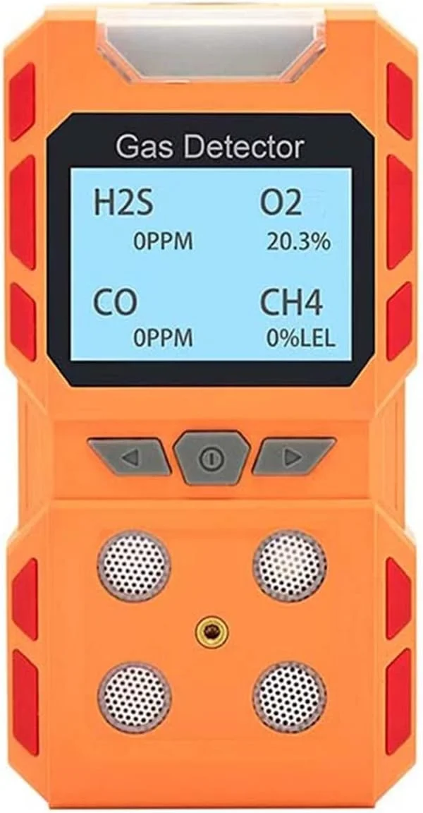 سنسور نشت یاب چندگانه گاز صنعتی 4 در 1، سنسور نشت یاب چندگانه گاز CO H2S O2 CH4 EX، آشکارساز گاز قابل احتراق، صفحه نمایش، امنیت، هشدار صوتی انسان، دقت و حساسیت بالا Zeenyi سنسور نشت یاب چندگانه گاز صنعتی 4 در 1، سنسور نشت یاب چندگانه گاز CO H2S O2 CH4 EX، آشکارساز گاز قابل احتراق، صفحه نمایش، امنیت، هشدار صوتی انسان، دقت و حساسیت بالا Zeenyi