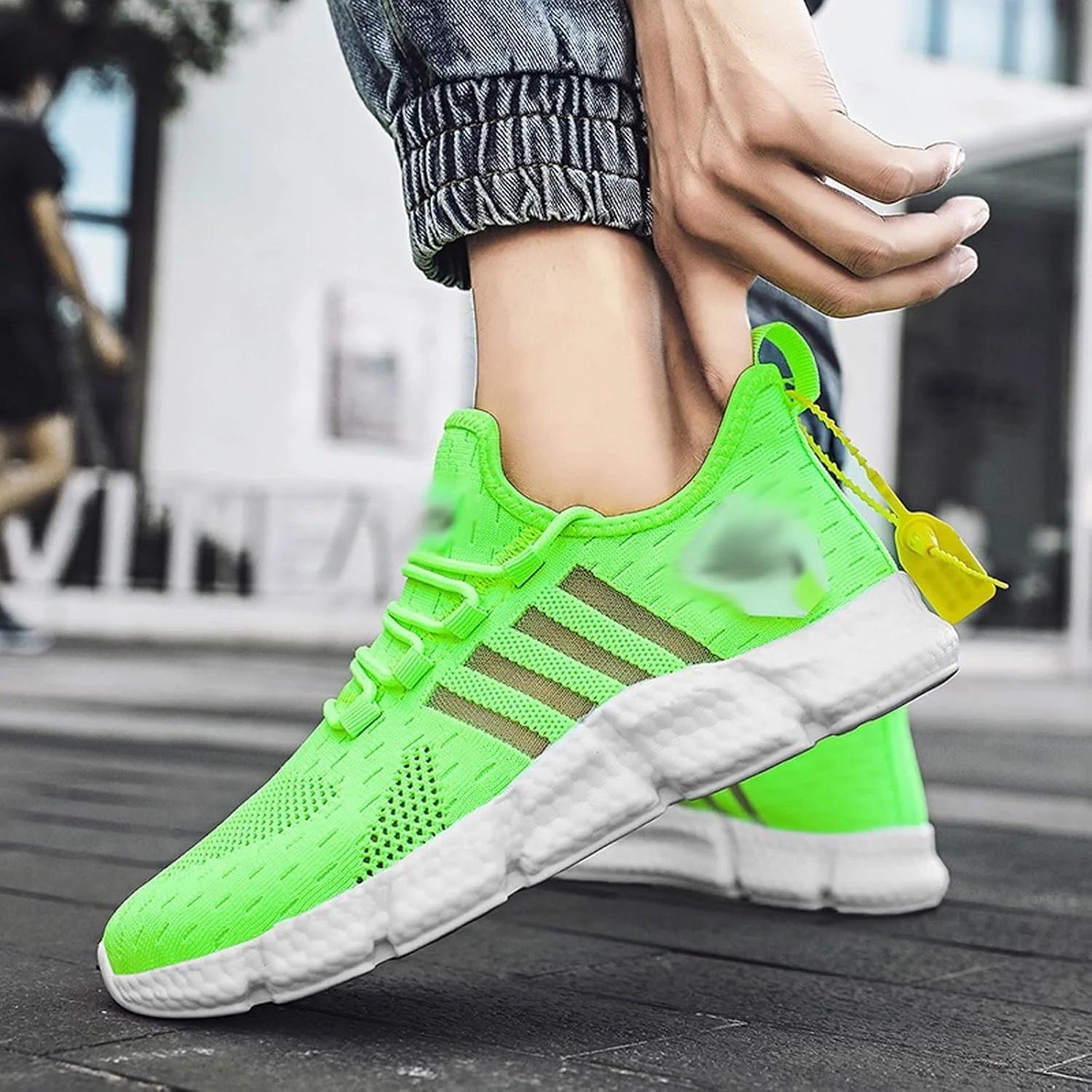 کفش های زنانه آوکیت، کفش های دویدن فضای باز با بالشتک، کفش های ورزشی، کفش های ورزشی حرفه ای، سبک و راحت (رنگ: 1، سایز: 46)