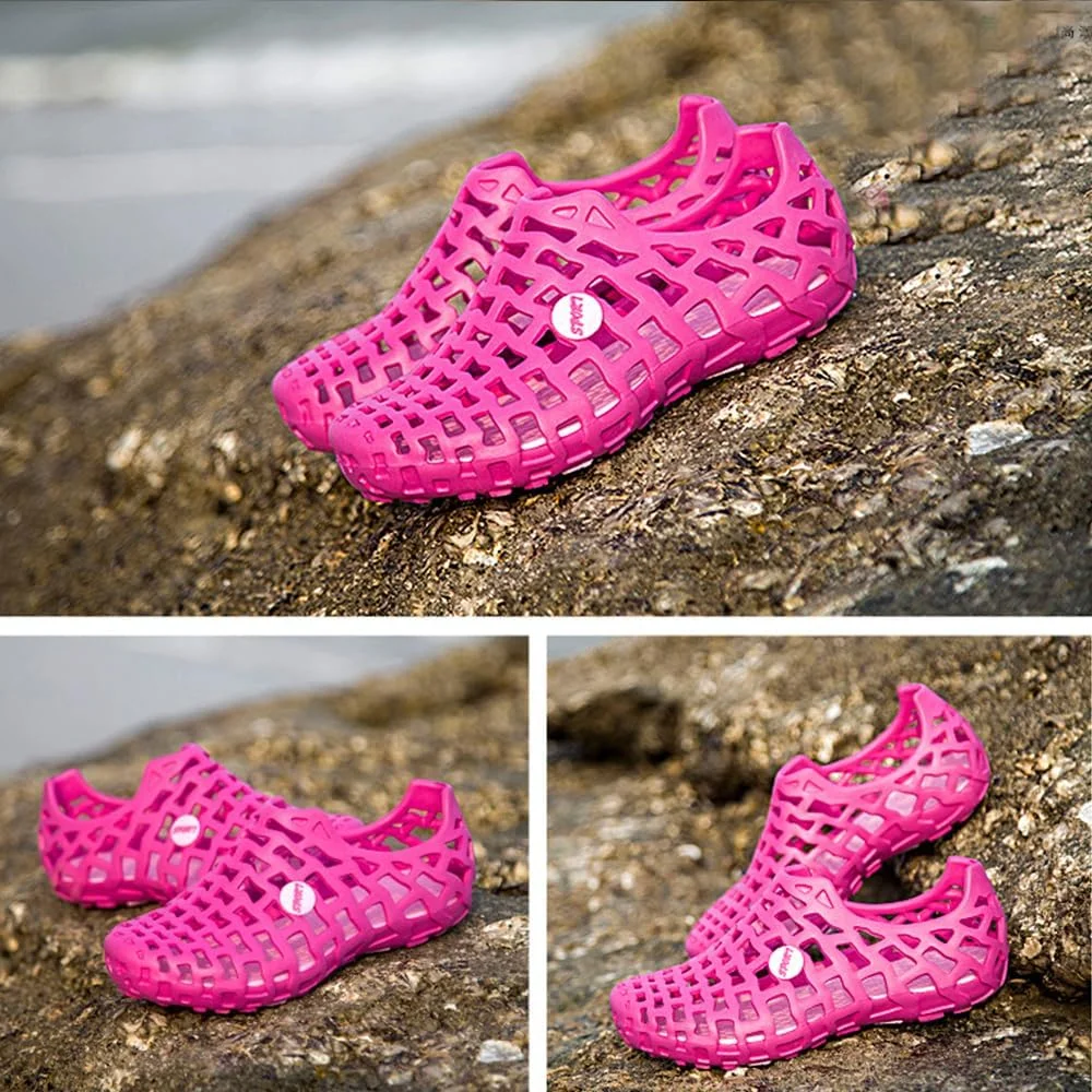 کفش های آبی زنانه مردانه صندل ساحلی کفش های توری غیر رسمی سبک وزن ماساژ دمپایی تابستانی