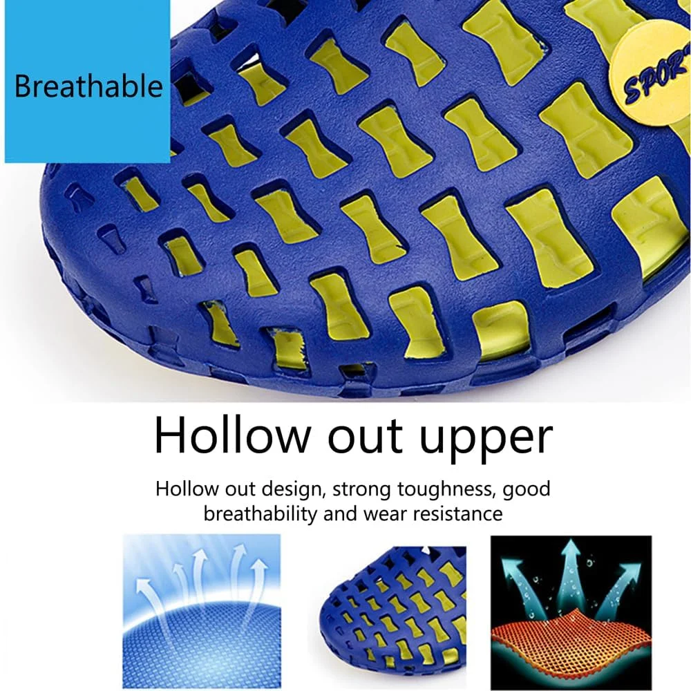کفش های آبی زنانه مردانه صندل ساحلی کفش های توری غیر رسمی سبک وزن ماساژ دمپایی تابستانی