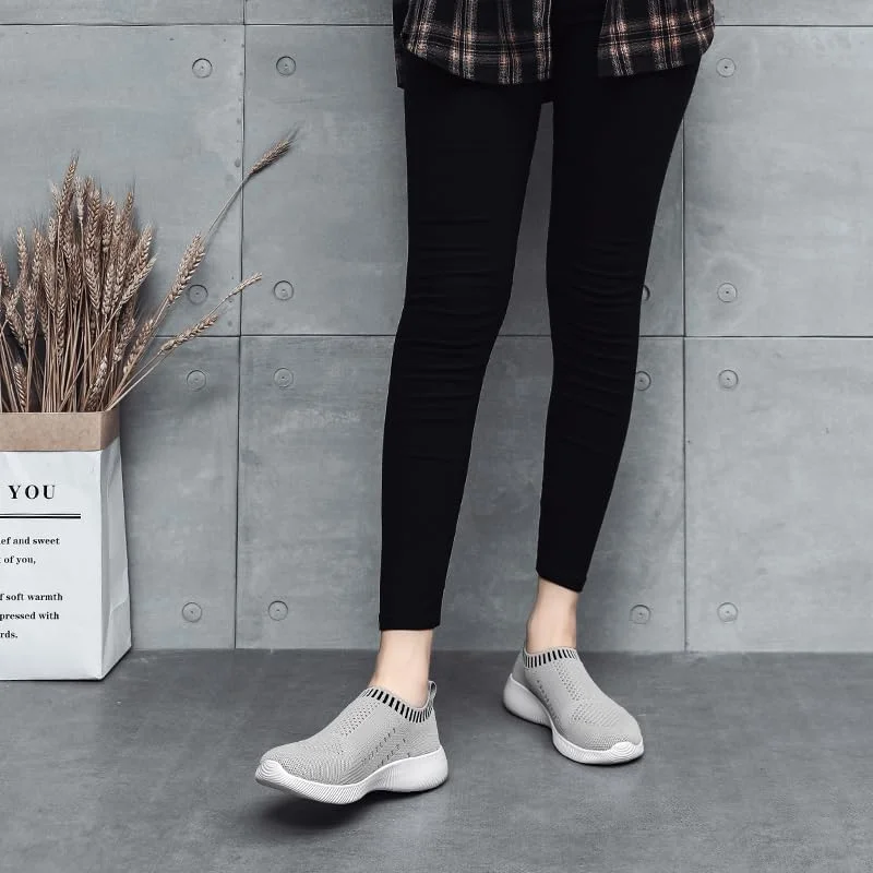 کفش ورزشی زنانه ایر مناسب دویدن، فشن، ورزش، باشگاه، دویدن آرام، تنیس و فیتنس، خاکستری-6002، سایز 6