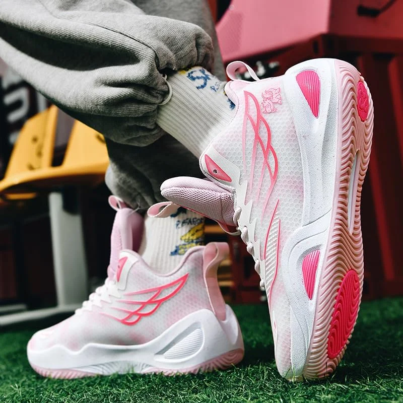 کفش بسکتبال باکوری زنانه مردانه، تنفس پذیر، ضد لغزش، کتانی های مد روز، راحت، مناسب ورزش های فضای باز برای بزرگسالان کفش بسکتبال باکوری زنانه مردانه، تنفس پذیر، ضد لغزش، کتانی های مد روز، راحت، مناسب ورزش های فضای باز برای بزرگسالان