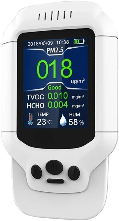 دستگاه تشخیص کیفیت هوای دقیق ZXM، سنجشگر قابل حمل PM2.5، دستگاه سنجش چندگانه گاز، تستر فرمالدهید، حسگر تشخیص کیفیت هوا