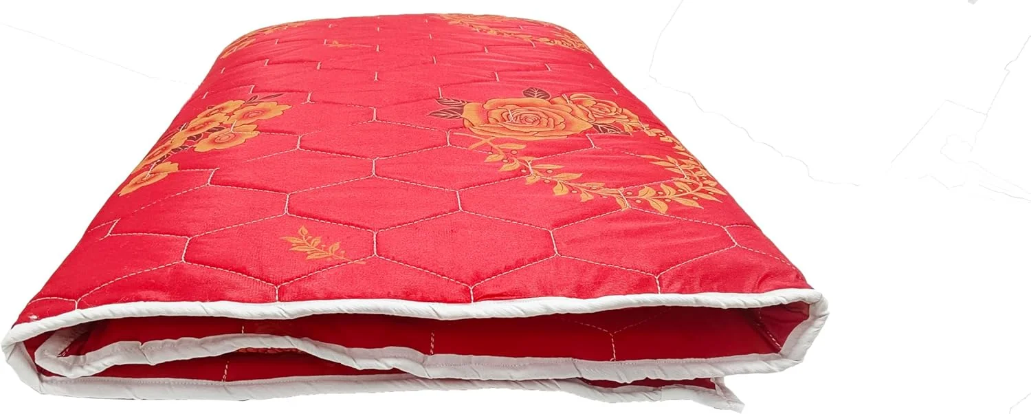 تشک مسافرتی فوم تاشو Sleep Plus - یک نفره، حمل آسان، تاشو سه تکه برای نوزاد و بزرگسال - مشکی