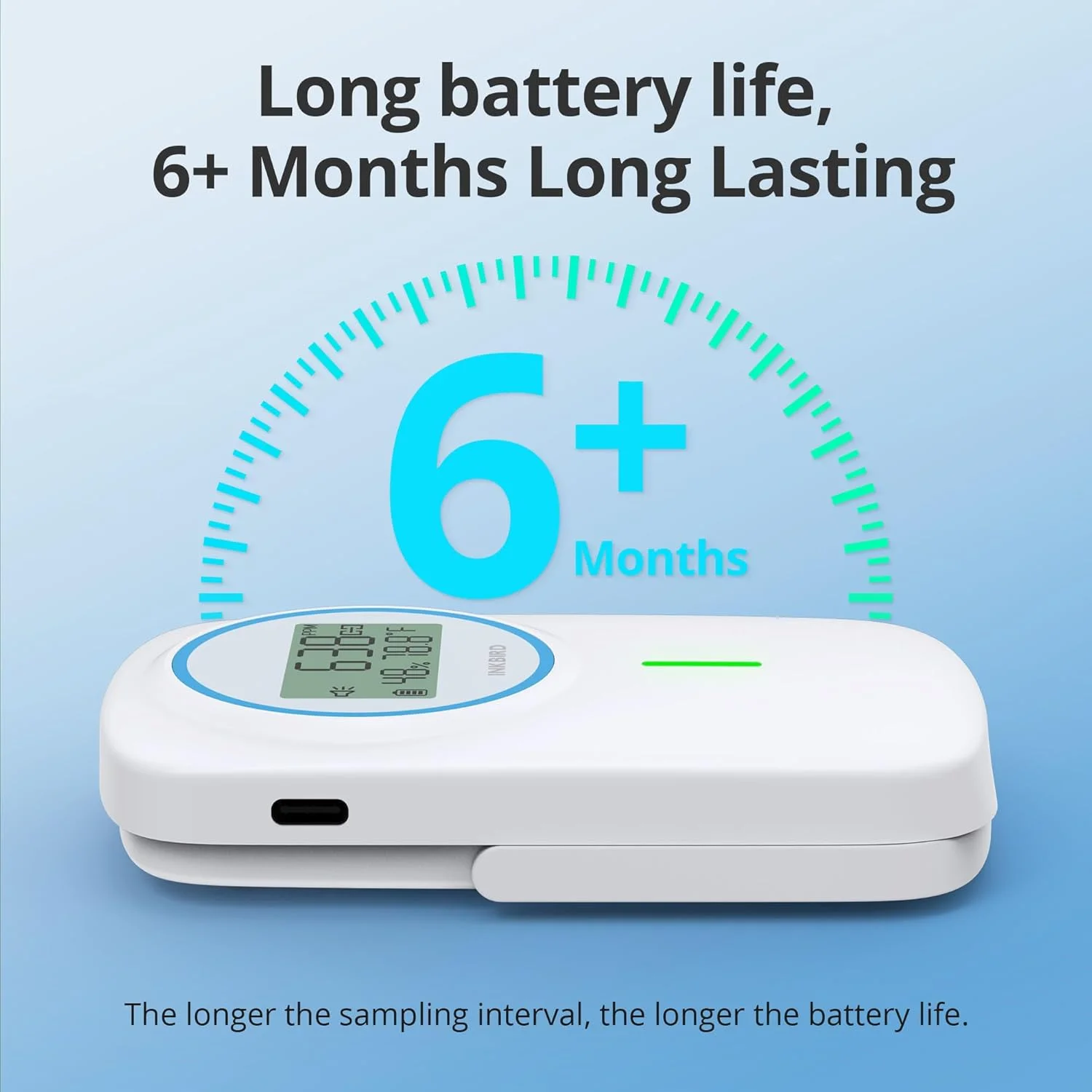 مانیتور هوشمند 3 در 1 CO2 اینکبرد با بلوتوث | مانیتور کیفیت هوا، تشخیص CO2، دما، رطوبت | ردیاب CO2 داخلی با آلارم دوگانه برای خانه، دفتر، گلخانه، مسافرت و غیره