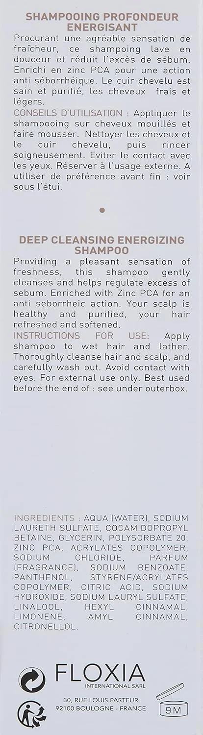 شامپو انرژی بخش و پاک کننده عمیق موهای معمولی تا چرب فلوکسیا، 200 میلی لیتر شامپو انرژی بخش و پاک کننده عمیق موهای معمولی تا چرب فلوکسیا، 200 میلی لیتر