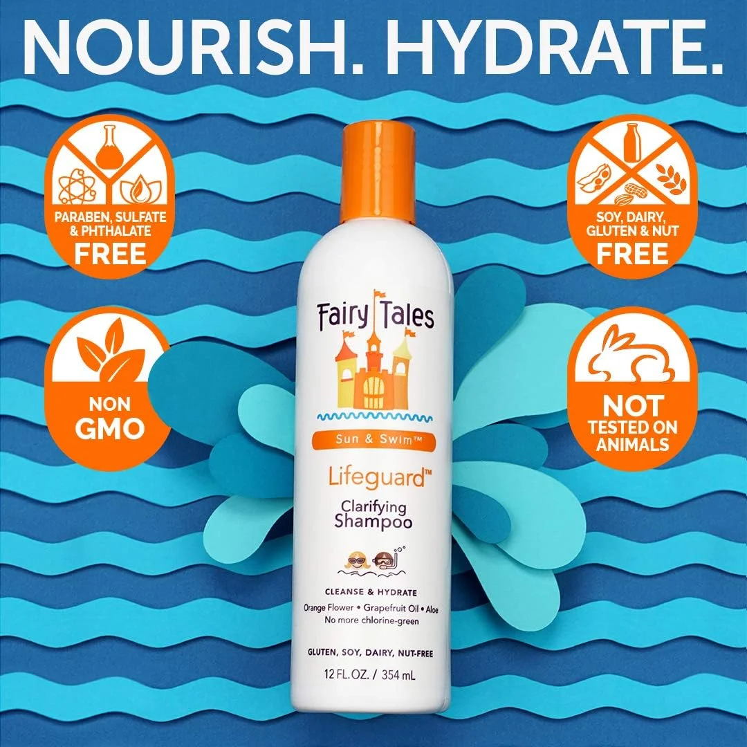 شامپو روشن کننده مو کودکانه Fairy Tales Rosemary Lifeguard حجم 355 میلی لیتر شامپو روشن کننده مو کودکانه Fairy Tales Rosemary Lifeguard حجم 355 میلی لیتر