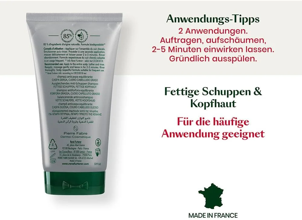 شامپو متعادل کننده ضد شوره سر چرب رنه فورترر Neopur Microbiome Expert حجم 150 میلی لیتر شامپو متعادل کننده ضد شوره سر چرب رنه فورترر Neopur Microbiome Expert حجم 150 میلی لیتر