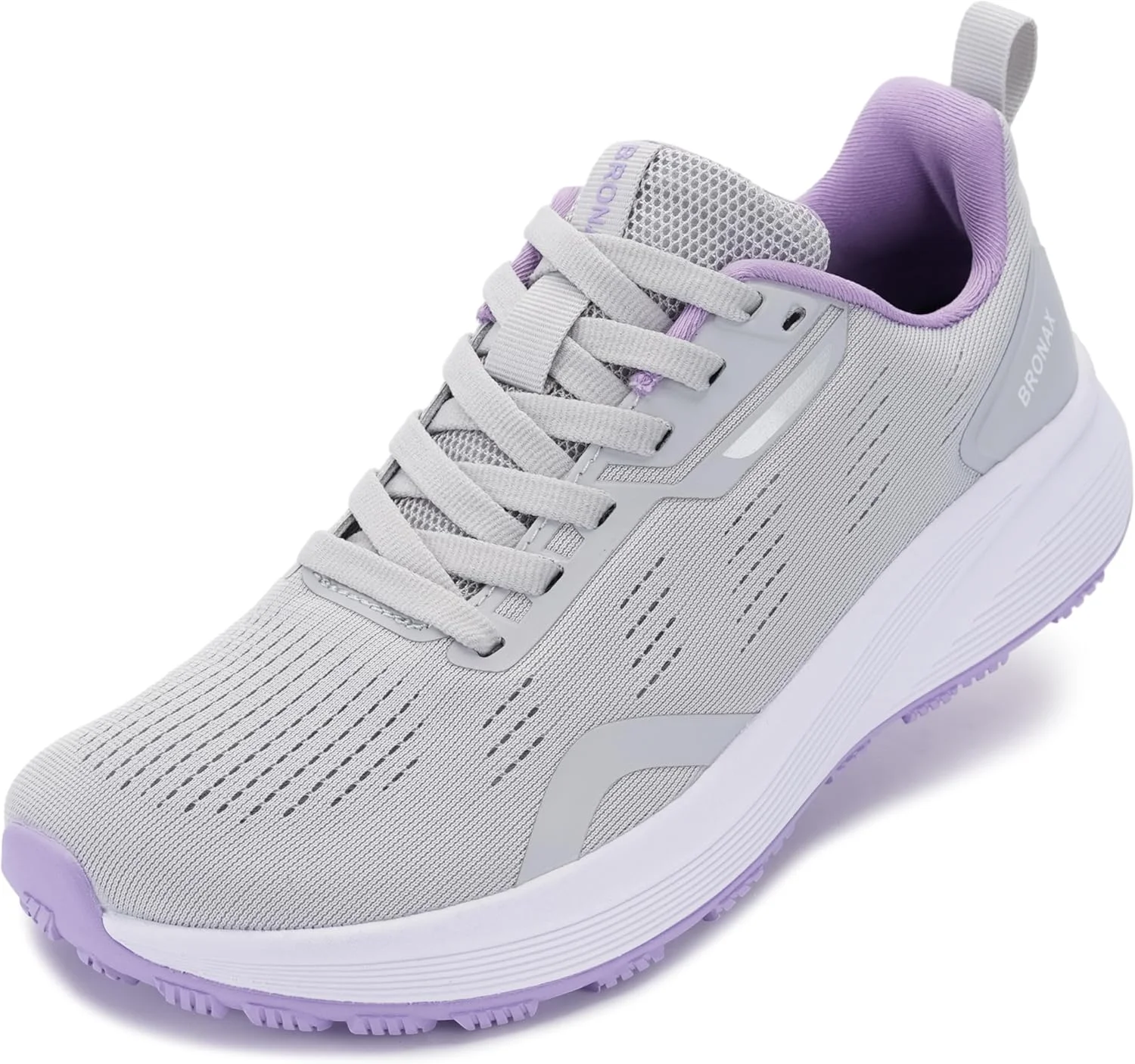 کفش های دویدن جاده زنانه پنجه پهن BRONAX | کفش های ورزشی تنیس پهن با زیره لاستیکی کفش های دویدن جاده زنانه پنجه پهن BRONAX | کفش های ورزشی تنیس پهن با زیره لاستیکی