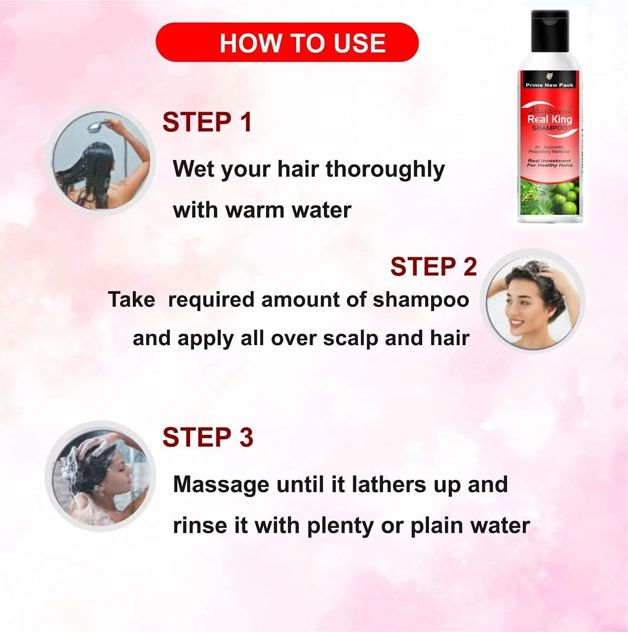 شامپو گیاهی رویال کینگ جایا هربال بدون مواد شیمیایی مناسب برای انواع مو (500 میلی لیتر) شامپو گیاهی رویال کینگ جایا هربال بدون مواد شیمیایی مناسب برای انواع مو (500 میلی لیتر)