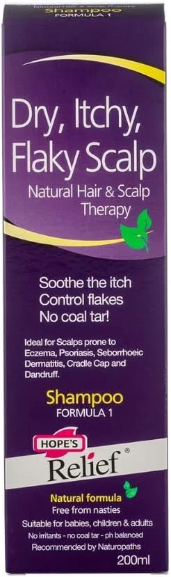 شامپو مو Hope's Relief، شامپو برای پوست سر خشک، درمان پسوریازیس، شامپو اگزما و درمان خارش پوست سر 200 میلی لیتر شامپو مو Hope's Relief، شامپو برای پوست سر خشک، درمان پسوریازیس، شامپو اگزما و درمان خارش پوست سر 200 میلی لیتر