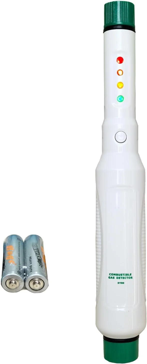 دستگاه تشخیص نشت گاز Vanlison، تست کننده قابل حمل گاز طبیعی و پروپان با آلارم صوتی/تصویری - تشخیص منابع نشت قابل احتراق با باتری برای ایمنی خانه و RV