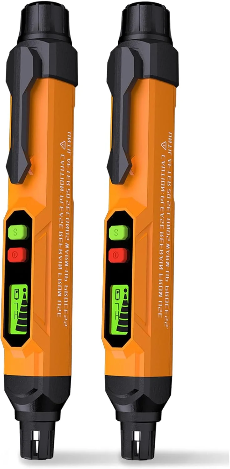 دستگاه تشخیص نشت گاز VITITE؛ دستگاه تشخیص گاز پروپان و گاز طبیعی؛ آلارم گاز قابل حمل کوچک برای یافتن منابع نشت گازهای قابل احتراق برای خانه و RV (شامل 2 باتری و کیف حمل) - نارنجی 2 عددی دستگاه تشخیص نشت گاز VITITE؛ دستگاه تشخیص گاز پروپان و گاز طبیعی؛ آلارم گاز قابل حمل کوچک برای یافتن منابع نشت گازهای قابل احتراق برای خانه و RV (شامل 2 باتری و کیف حمل) - نارنجی 2 عددی