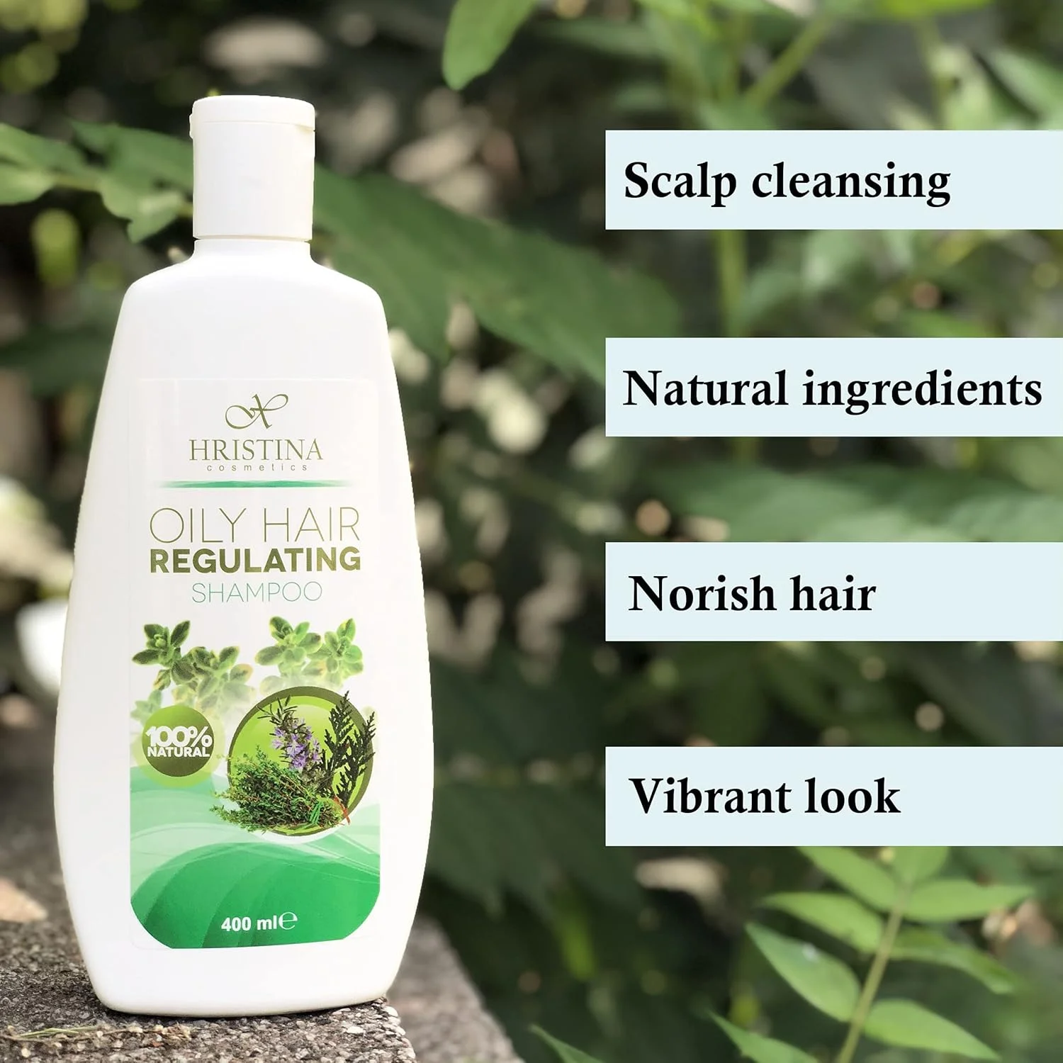 شامپو 100% طبیعی موهای چرب Hristina Cosmetics - برای پوست سر و موی سالم - 400 میلی لیتر - ایده آل برای آقایان و بانوان - تقویت کننده و طراوت بخش پوست سر - تنظیم کننده چربی اضافی شامپو 100% طبیعی موهای چرب Hristina Cosmetics - برای پوست سر و موی سالم - 400 میلی لیتر - ایده آل برای آقایان و بانوان - تقویت کننده و طراوت بخش پوست سر - تنظیم کننده چربی اضافی