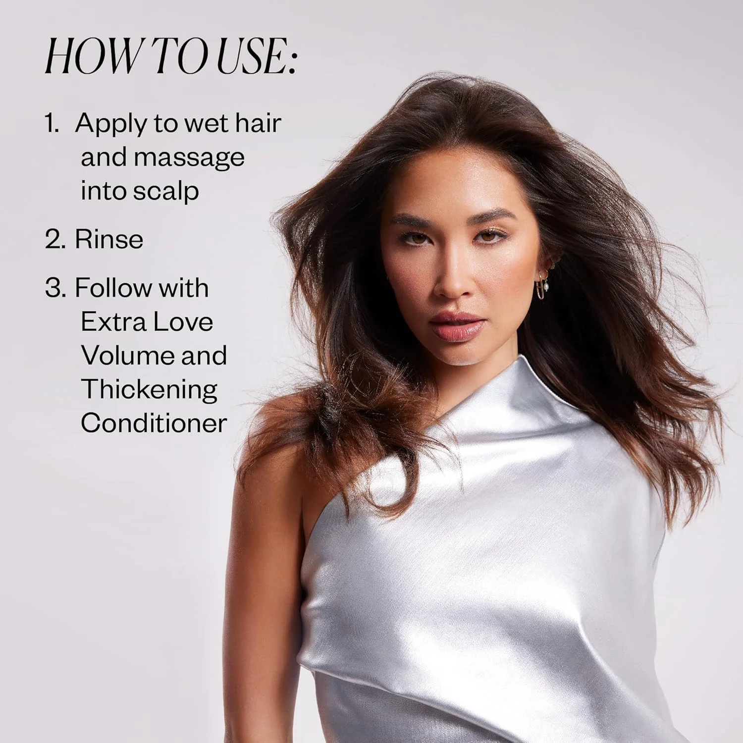 شامپو حجم دهنده و ضخیم کننده مو آی جی کی مدل Extra Love، حجم 236 میلی لیتر شامپو حجم دهنده و ضخیم کننده مو آی جی کی مدل Extra Love، حجم 236 میلی لیتر