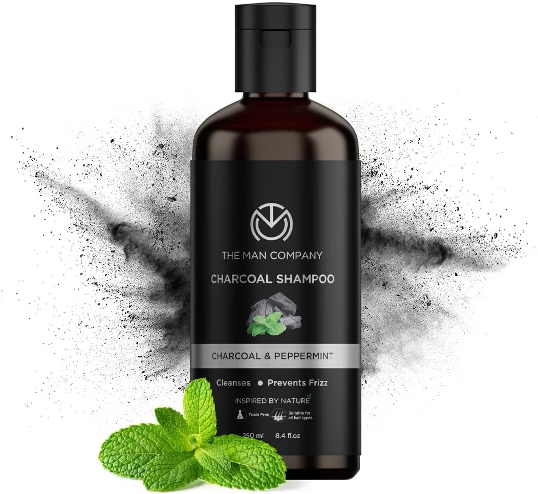 شامپو زغالی مردانه برای پوست سر چرب، رفع شوره سر، بهبود رشد مو با نعناع فلفلی و میخک | موهای سالم و درخشان - 250 میلی لیتر شامپو زغالی مردانه برای پوست سر چرب، رفع شوره سر، بهبود رشد مو با نعناع فلفلی و میخک | موهای سالم و درخشان - 250 میلی لیتر