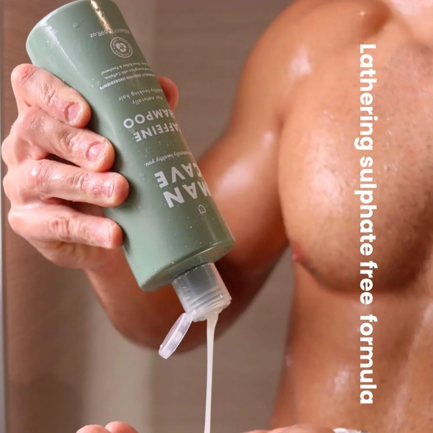 شامپو کافئین مردانه ManCave، پشتیبانی و تشویق رشد سالم مو با کافئین، پانتنول و ویتامین E، بدون سولفات، طبیعی، وگان، بدون تست حیوانی، 500 میلی لیتر شامپو کافئین مردانه ManCave، پشتیبانی و تشویق رشد سالم مو با کافئین، پانتنول و ویتامین E، بدون سولفات، طبیعی، وگان، بدون تست حیوانی، 500 میلی لیتر