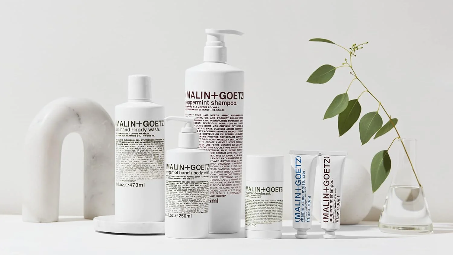 شامپو نعناع فلفلی MALIN+GOETZ - شامپو شفاف کننده مردانه و زنانه، شامپو موی طبیعی برای پاکسازی و آبرسانی، شامپو درمان پوست سر برای انواع مو، وگان و بدون تست حیوانی