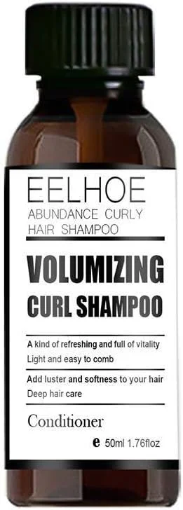 شامپو موی فر، شامپو مرطوب کننده و مغذی حجم دهنده مو، مناسب برای موهای چرب و خشک، مرطوب کننده قوی 50 میلی لیتر