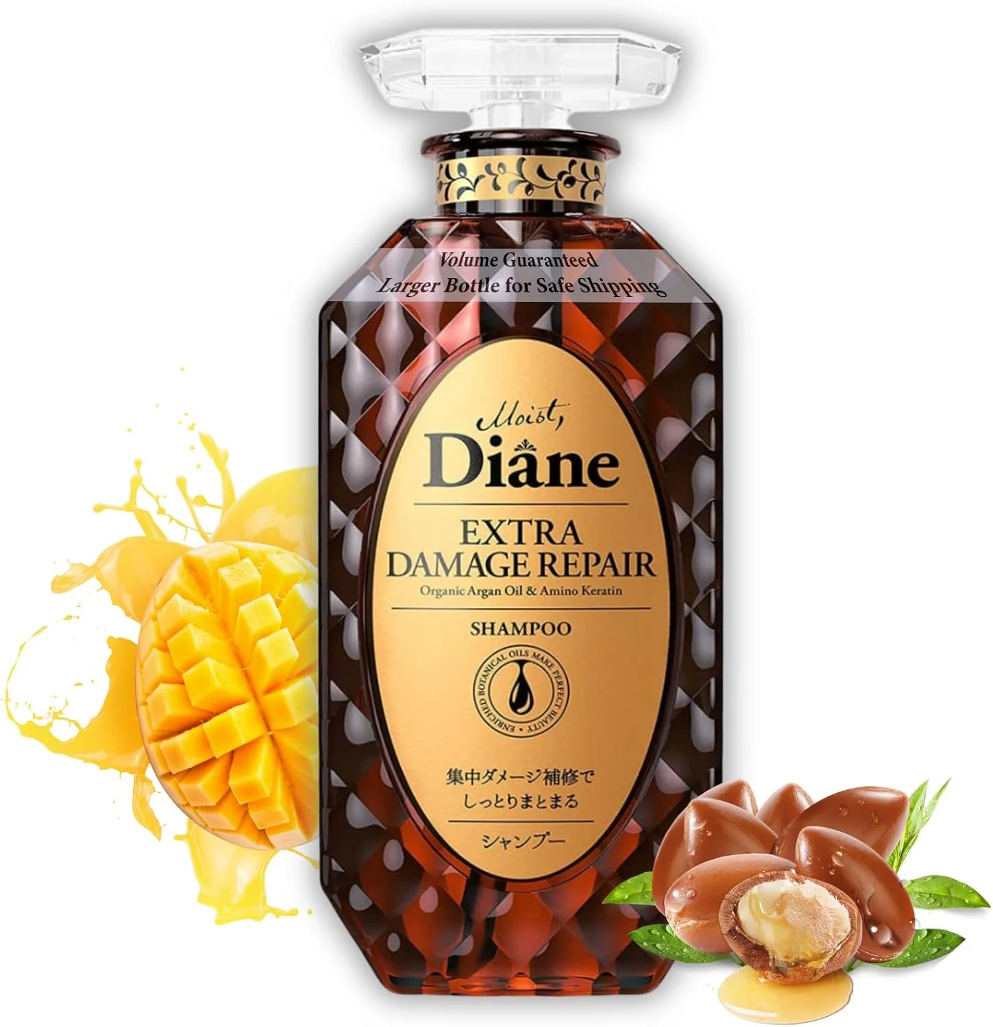 شامپو ترمیم کننده موهای آسیب دیده Moist Diane Perfect Beauty Extra Damage Repair برای آقایان و بانوان، شامپوهای طراوت بخش پوست سر حاوی کراتین ارگانیک برای مراقبت از مو، 450 میلی لیتر شامپو ترمیم کننده موهای آسیب دیده Moist Diane Perfect Beauty Extra Damage Repair برای آقایان و بانوان، شامپوهای طراوت بخش پوست سر حاوی کراتین ارگانیک برای مراقبت از مو، 450 میلی لیتر
