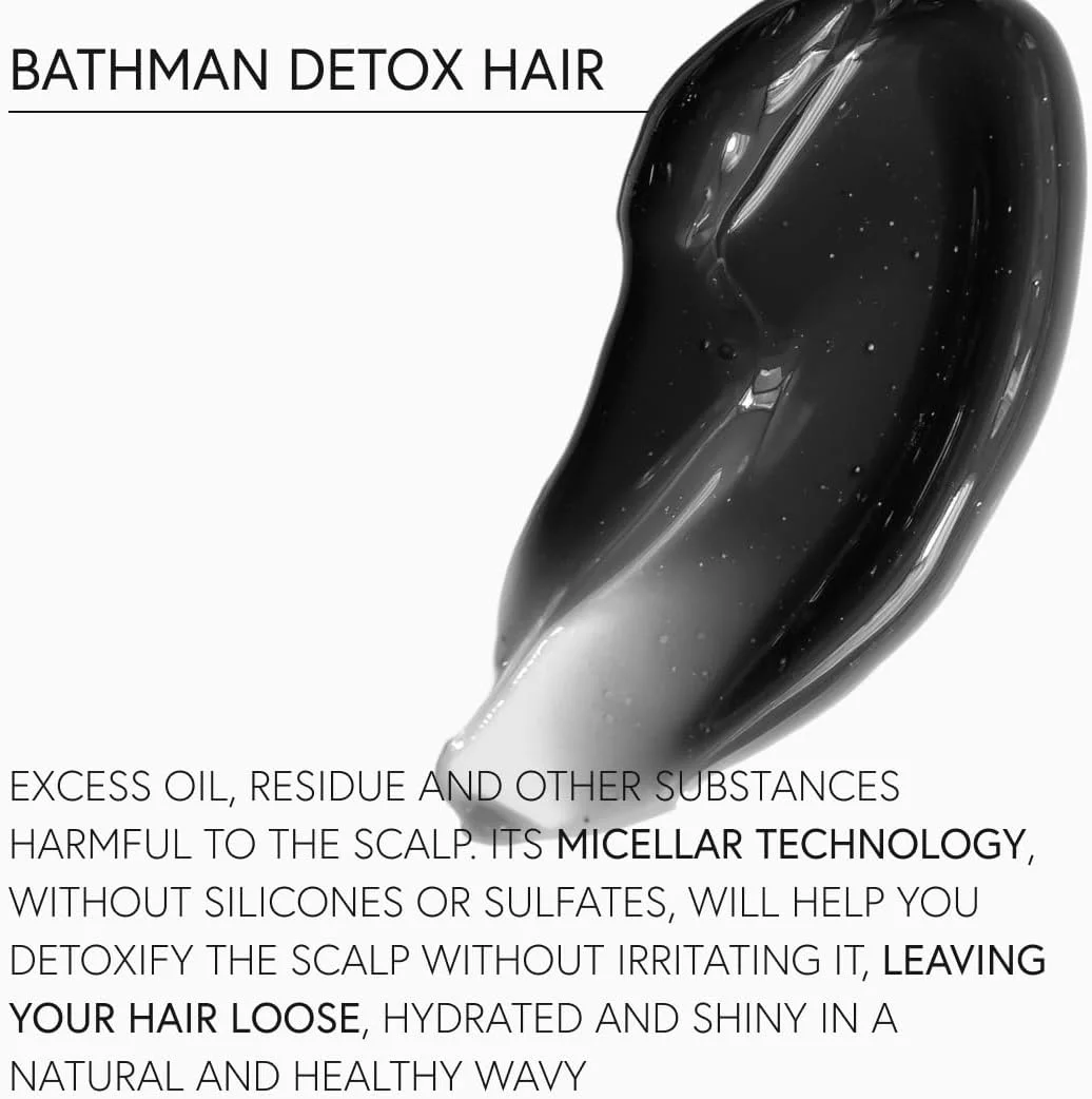 شامپو سم زدای مو کربن فعال مونچو مورنو Bathman مناسب موهای چرب و خشک 250 میلی لیتر (بسته 250 عددی) شامپو سم زدای مو کربن فعال مونچو مورنو Bathman مناسب موهای چرب و خشک 250 میلی لیتر (بسته 250 عددی)