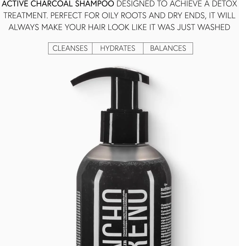 شامپو سم زدای مو کربن فعال مونچو مورنو Bathman مناسب موهای چرب و خشک 250 میلی لیتر (بسته 250 عددی) شامپو سم زدای مو کربن فعال مونچو مورنو Bathman مناسب موهای چرب و خشک 250 میلی لیتر (بسته 250 عددی)