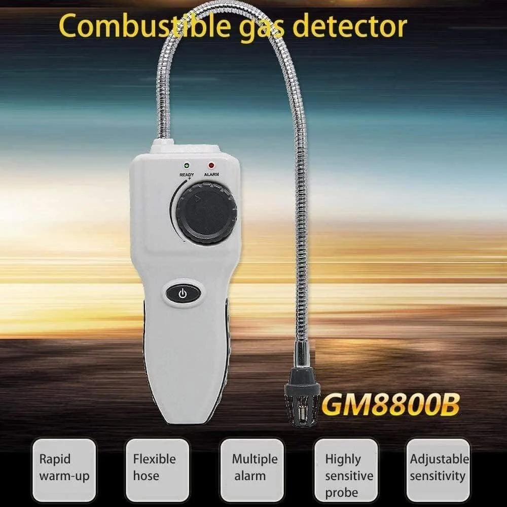 آشکارساز گاز طبیعی قابل احتراق ZXM، آشکارساز نشت گاز طبیعی، ردیاب گاز قابل احتراق قابل حمل پروپان متان