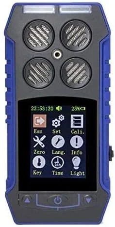 دستگاه تشخیص نشت گاز ZXM - دستگاه تشخیص گاز قابل حمل 4 در 1 O2، CO، H2S، LEL توسط Forensics دستگاه تشخیص نشت گاز ZXM - دستگاه تشخیص گاز قابل حمل 4 در 1 O2، CO، H2S، LEL توسط Forensics
